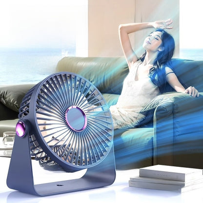 Desk electric fan