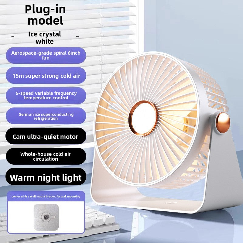 Desk electric fan
