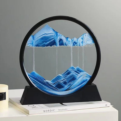 Desktop 3D Sand Art Moving Scene Decoration