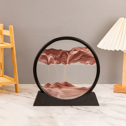 Desktop 3D Sand Art Moving Scene Decoration