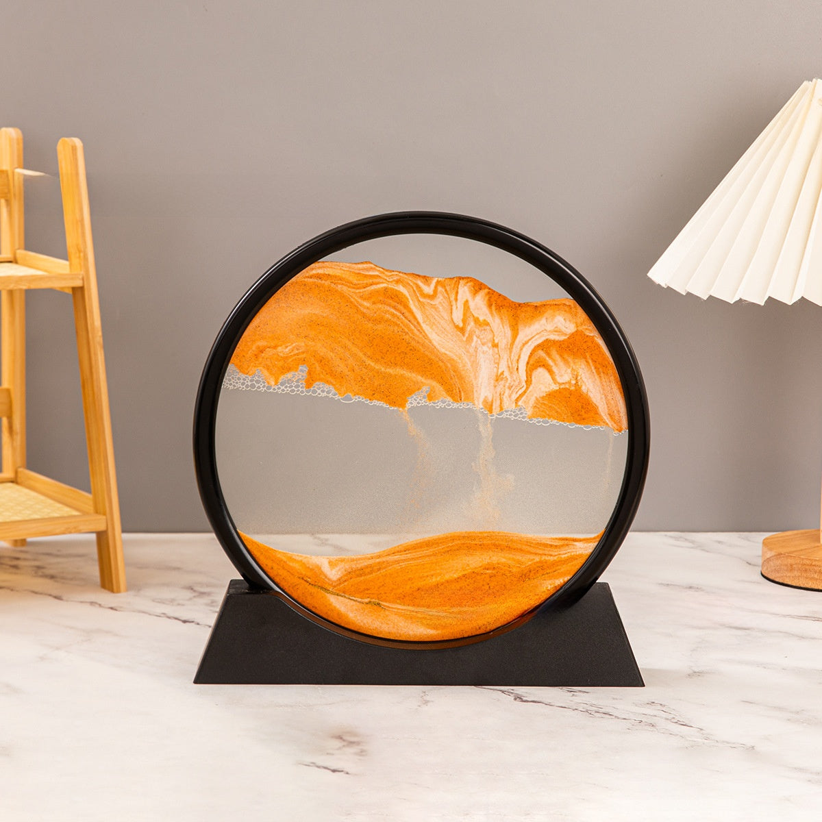 Desktop 3D Sand Art Moving Scene Decoration