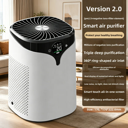 Desktop Air Purifier with Negative Ion Technology