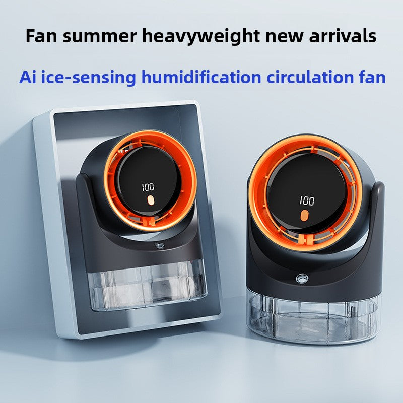 Desktop bladeless fan