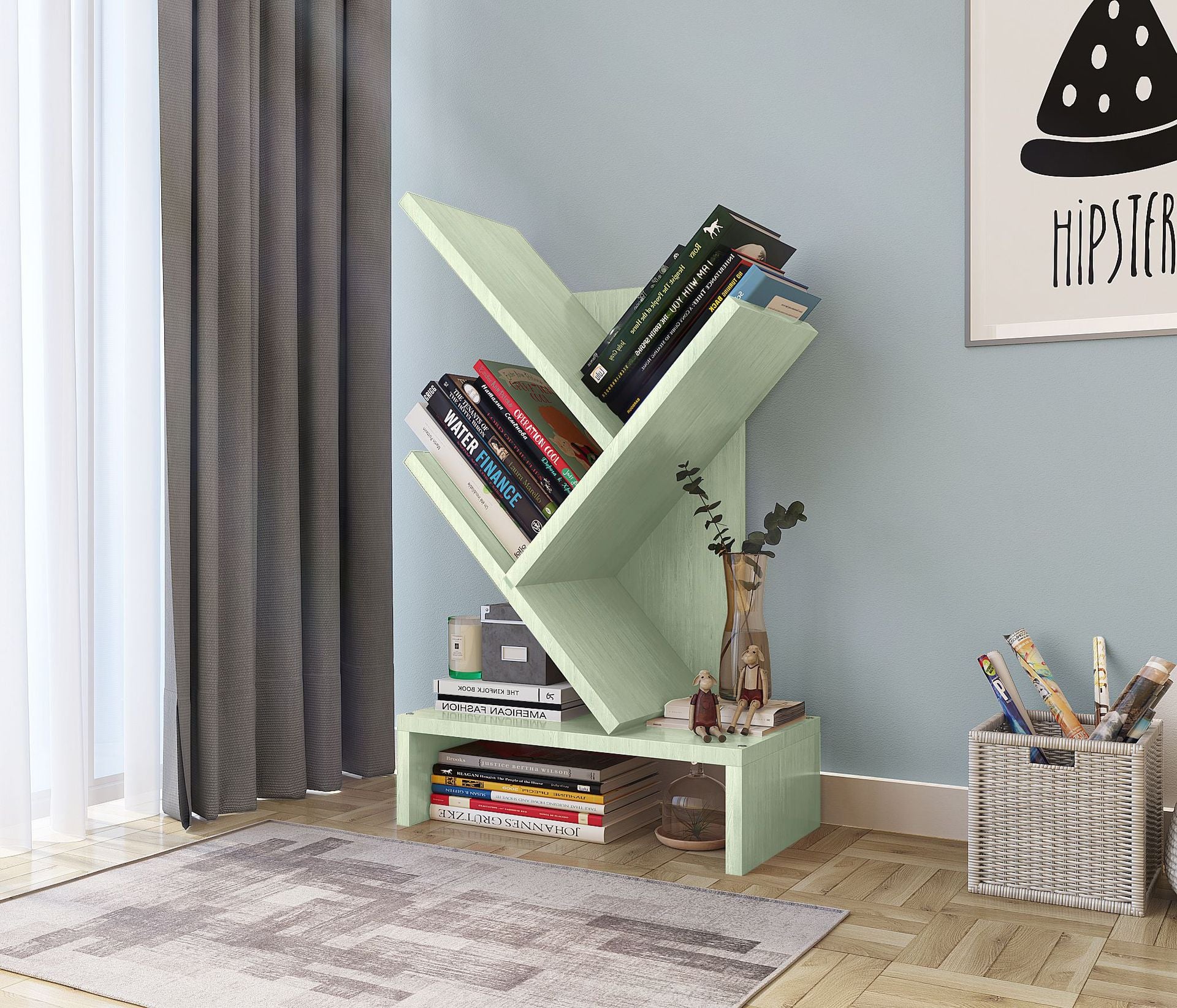 Desktop Bookshelf Multi-Layer Storage Rack
