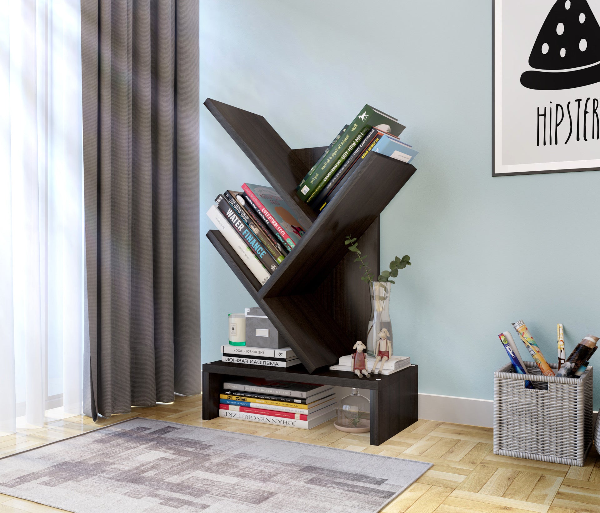 Desktop Bookshelf Multi-Layer Storage Rack