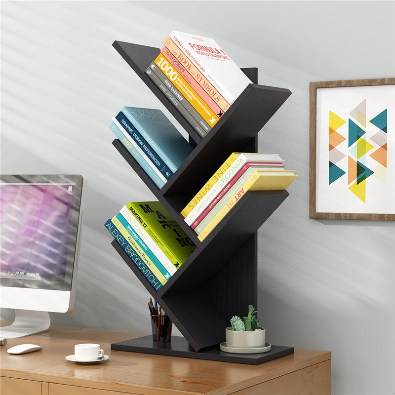 Desktop Bookshelf Multi-Layer Storage Rack