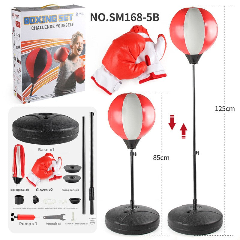 Desktop Boxing Training Ball with Gloves and Pump