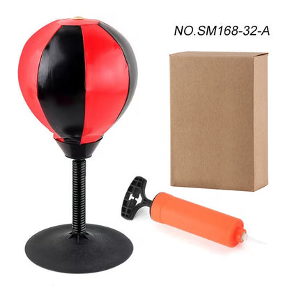 Desktop Boxing Training Ball with Gloves and Pump