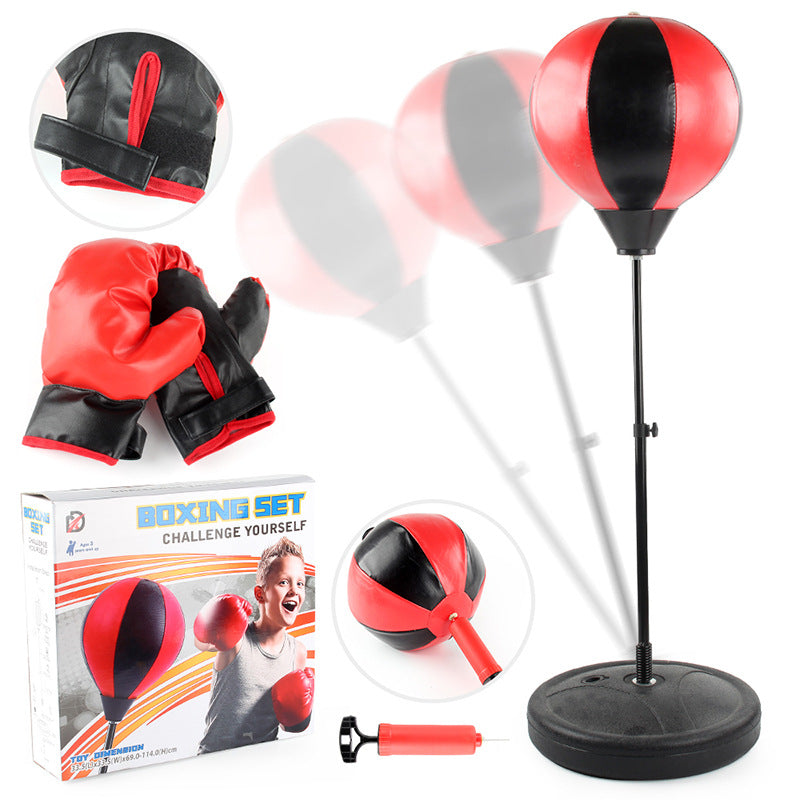 Desktop Boxing Training Ball with Gloves and Pump