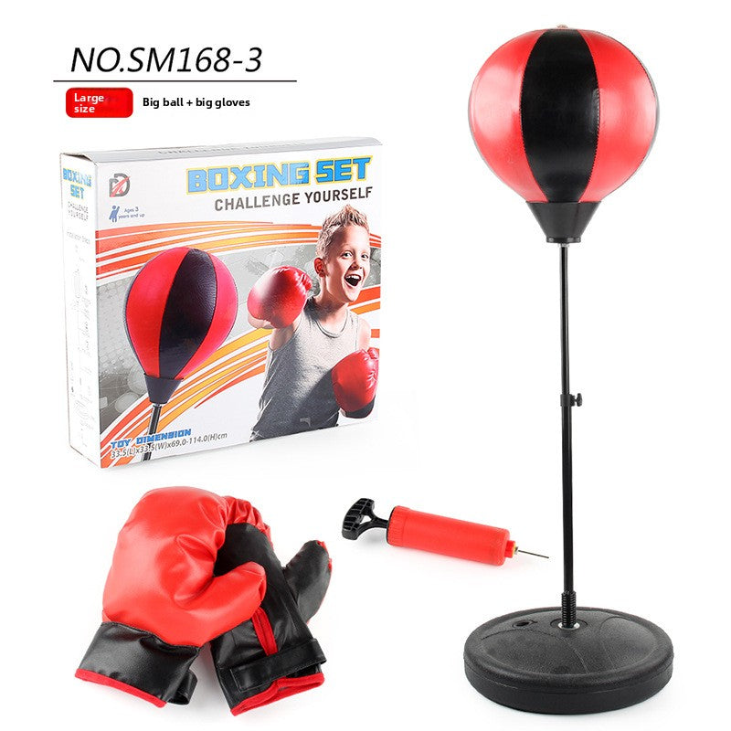 Desktop Boxing Training Ball with Gloves and Pump