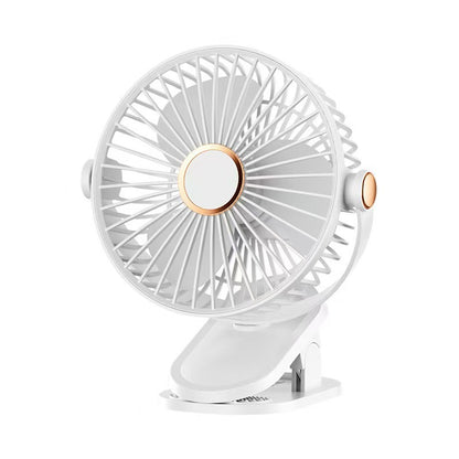Desktop Clip-On Small Fan Silent Small Student Dormitory Office USB Charging 2026 Mini Portable Fan