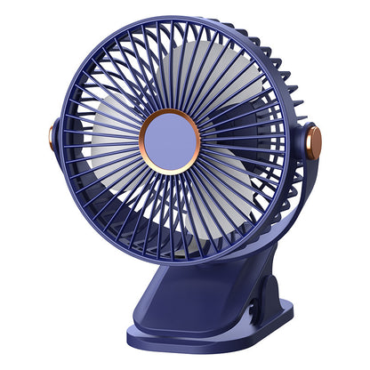 Desktop Clip-On Small Fan Silent Small Student Dormitory Office USB Charging 2026 Mini Portable Fan