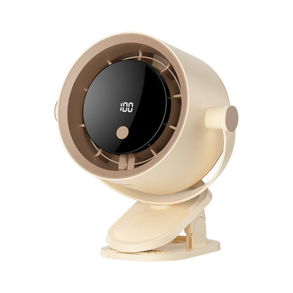 Desktop Clip-On Small Fan Silent Small Student Dormitory Office USB Charging 2026 Mini Portable Fan