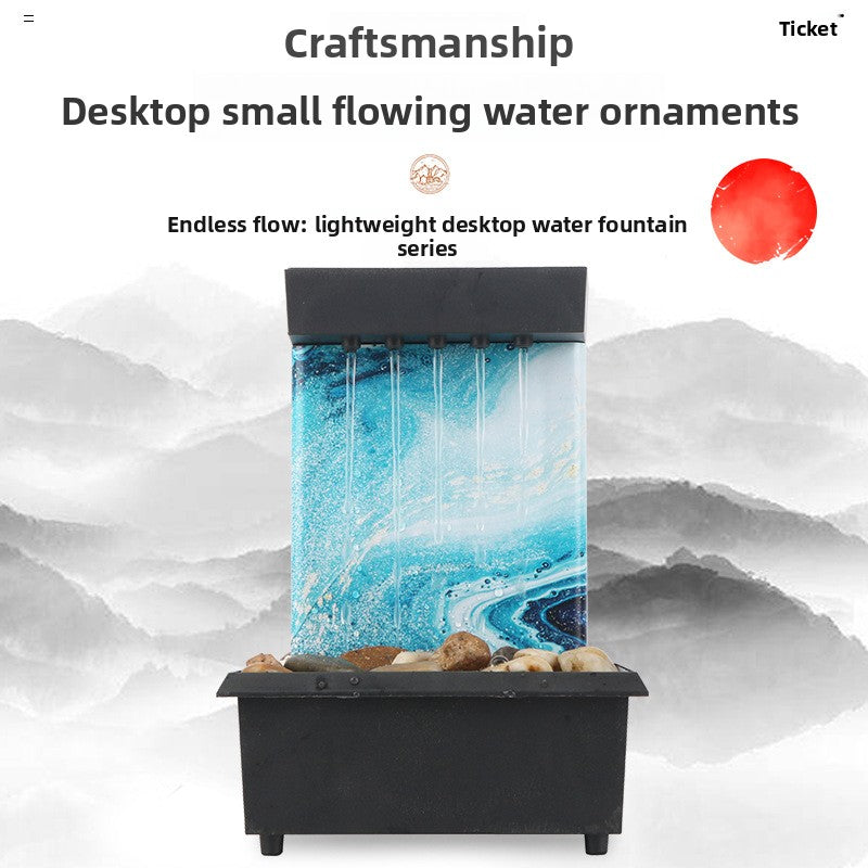 Desktop creative flowing figurine
