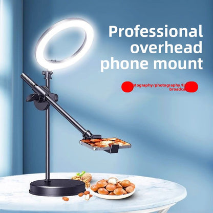 Desktop disc overhead shooting stand