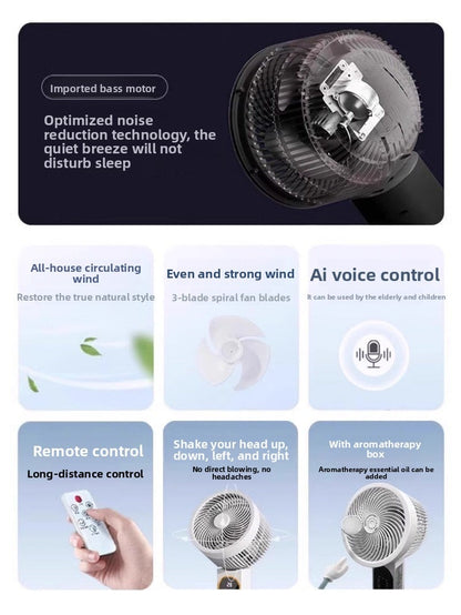 Desktop electric fan