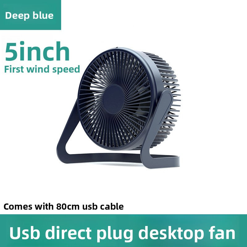Desktop electric fan with high wind force