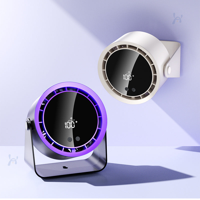 Desktop Fan for Home Use, Quiet Electric Fan, Portable Compact Fan for Office