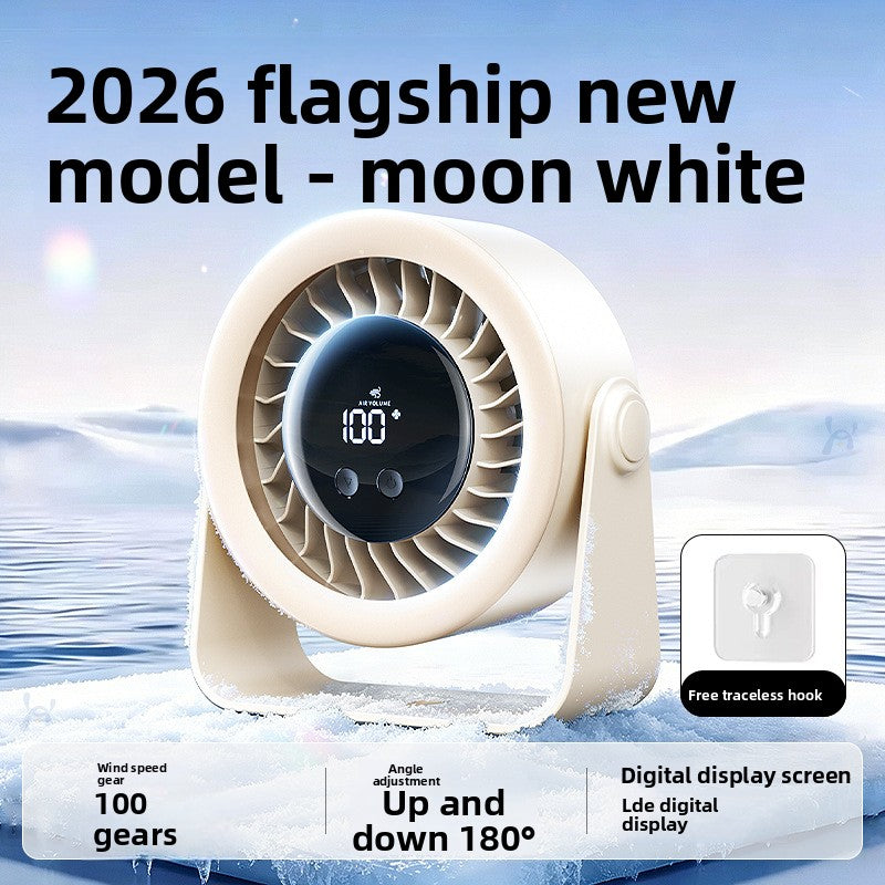 Desktop Fan for Home Use, Quiet Electric Fan, Portable Compact Fan for Office