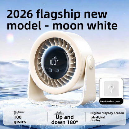 Desktop Fan for Home Use, Quiet Electric Fan, Portable Compact Fan for Office