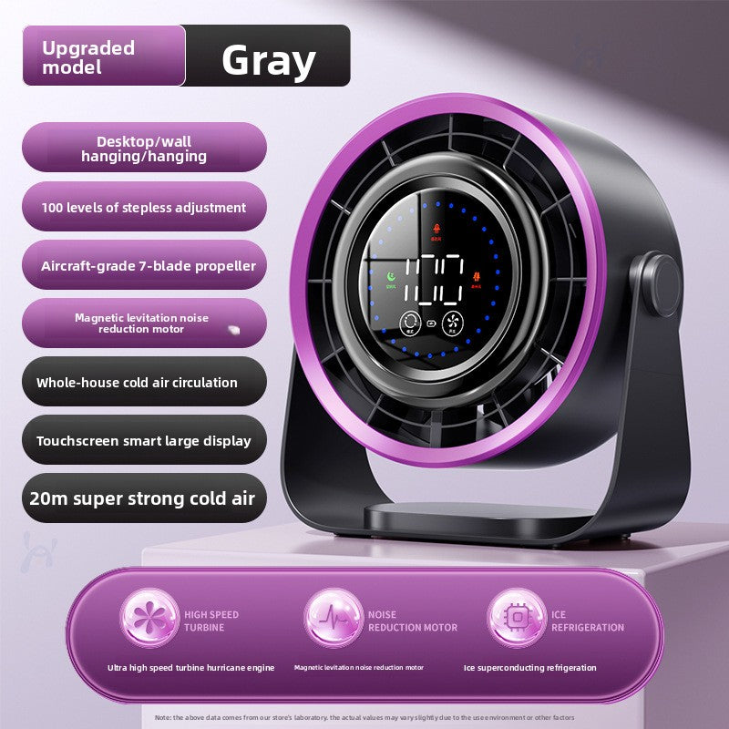 Desktop Fan for Home Use, Quiet Electric Fan, Portable Compact Fan for Office