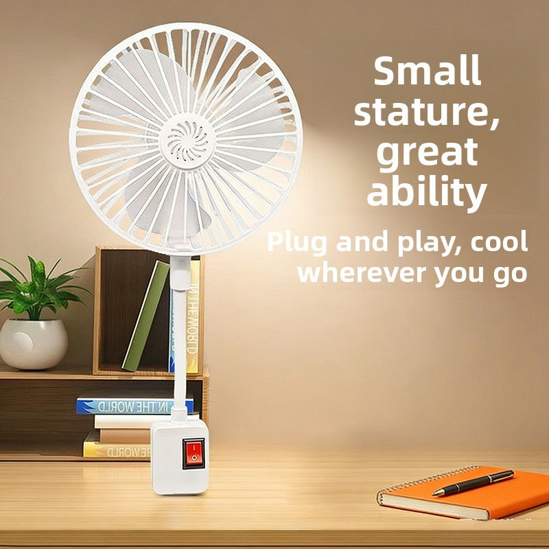 Desktop Fan with Adjustable Stand and Aroma Diffuser