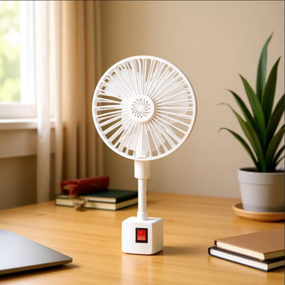 Desktop Fan with Adjustable Stand and Aroma Diffuser