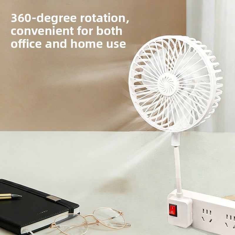 Desktop Fan with Adjustable Stand and Aroma Diffuser