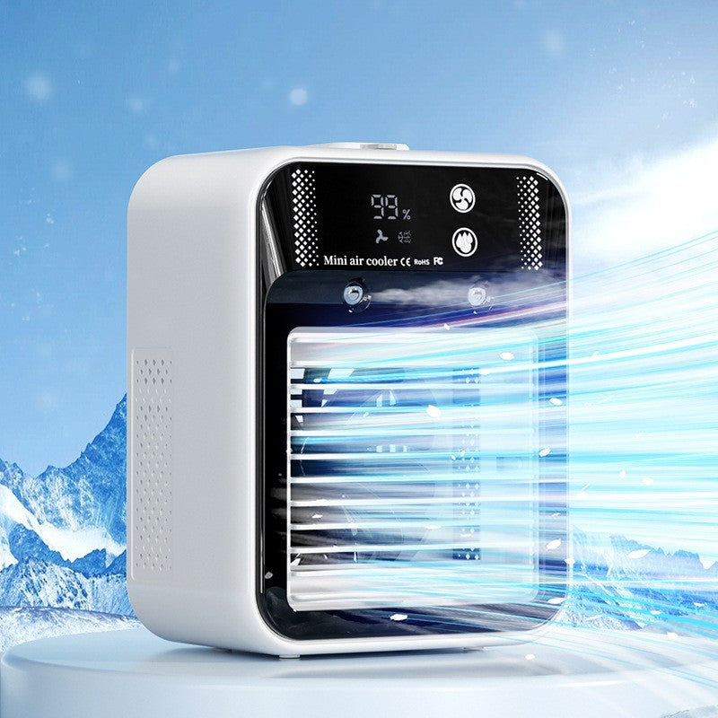 Desktop Fan with Cooling Mist Function