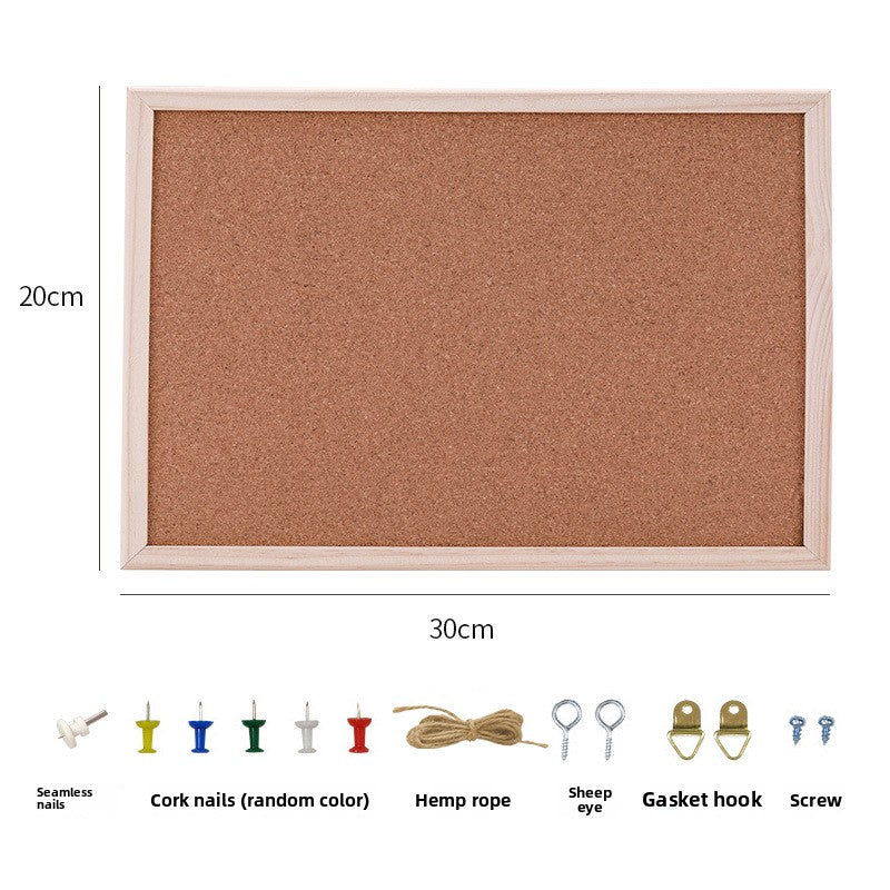 Desktop Hanging Photo Display Cork Board
