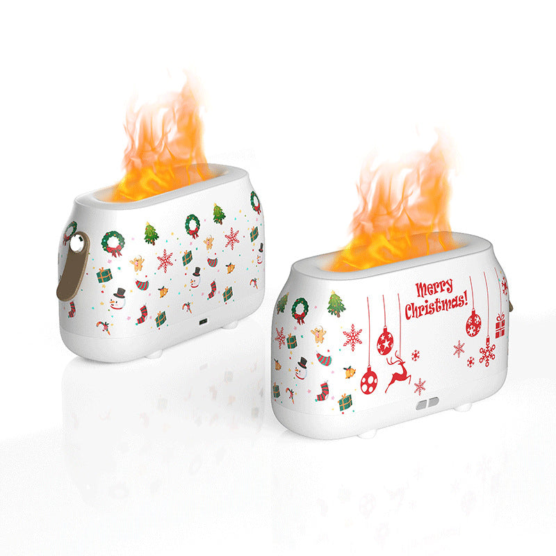 Desktop home simulation flame humidifier USB