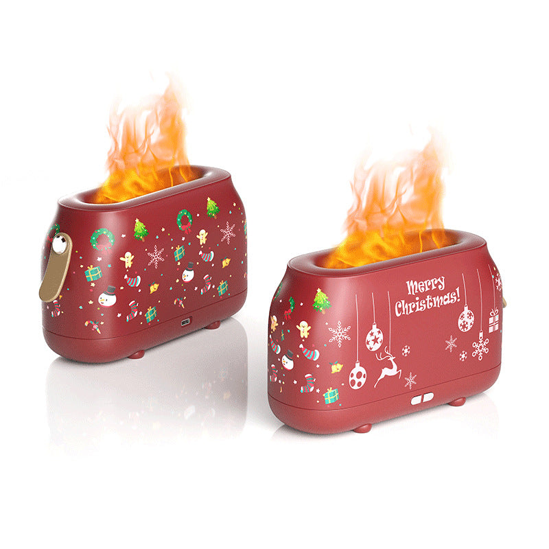 Desktop home simulation flame humidifier USB