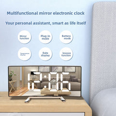Black shell mirror white lamp
