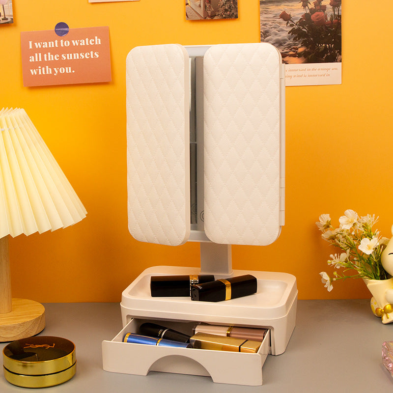 Desktop makeup mirror