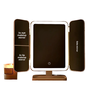Desktop makeup mirror
