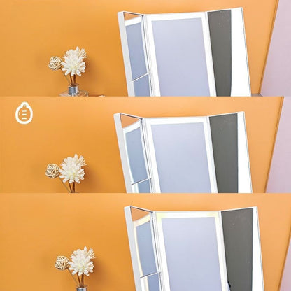 Desktop makeup mirror