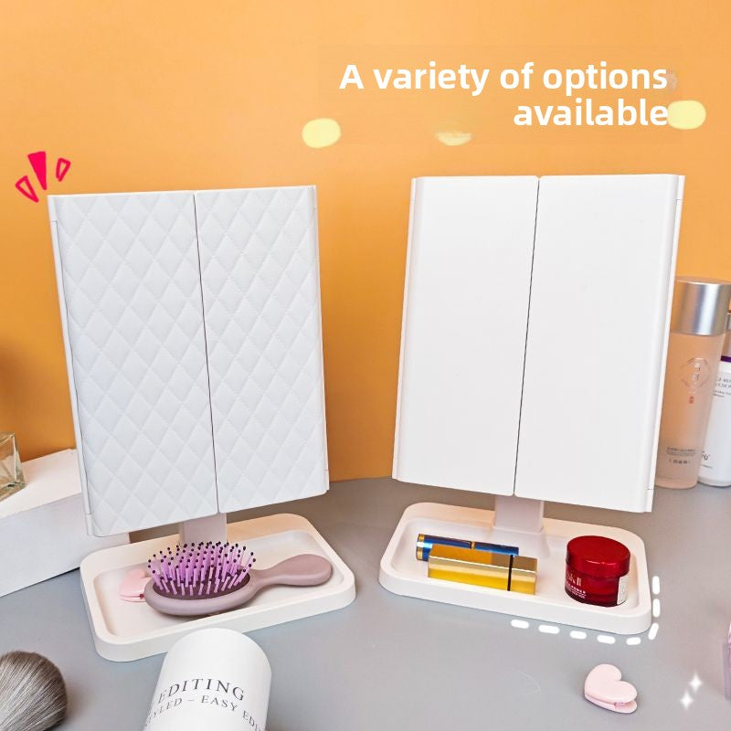Desktop makeup mirror