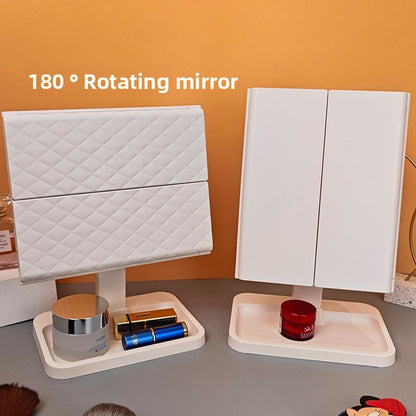 Desktop makeup mirror