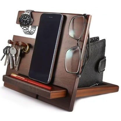 Desktop Multi-Purpose Solid Wood Organizer Rack