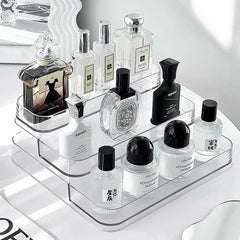 Transparent 3-layer storage rack