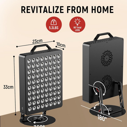 Desktop Red Light Therapy Panel Lamp