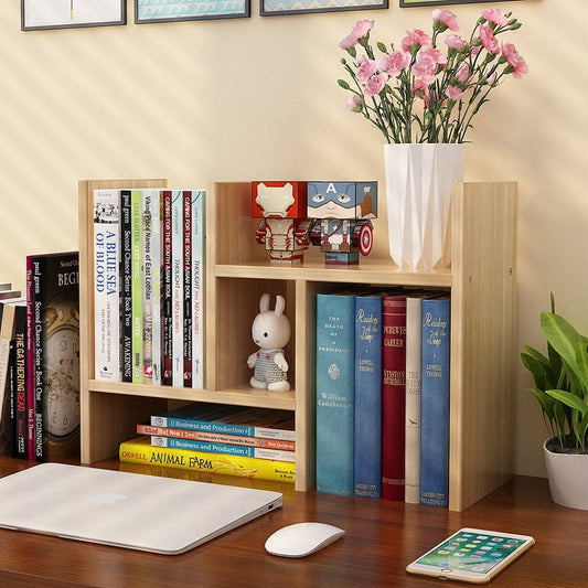 Desktop small bookshelf