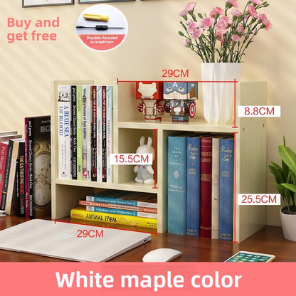 Desktop small bookshelf