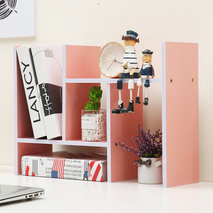 Desktop small bookshelf