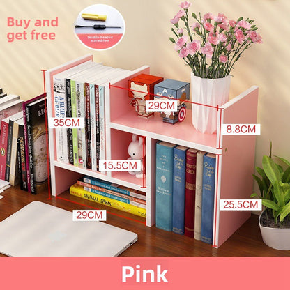 Desktop small bookshelf