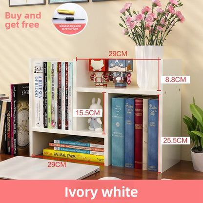 Desktop small bookshelf