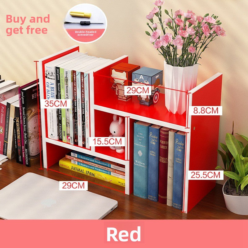 Desktop small bookshelf