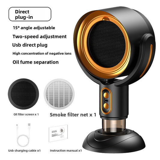 Desktop Smoke Extractor with Air Purification