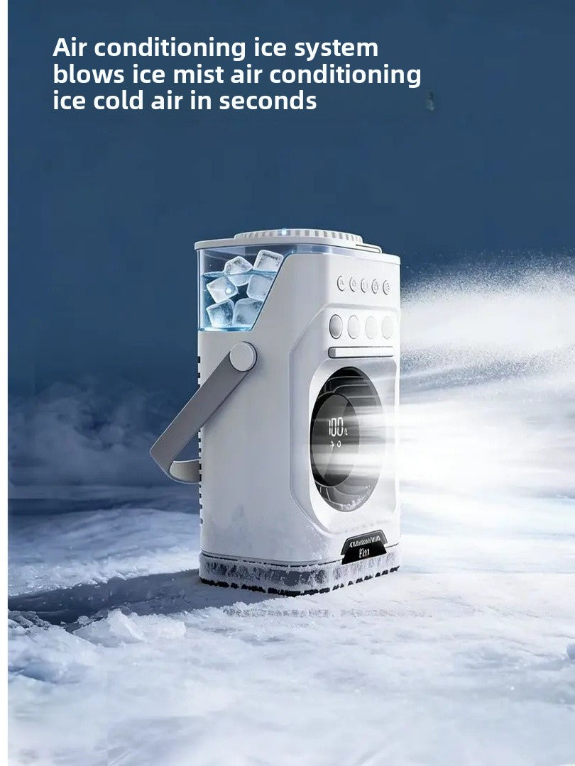 Desktop Spray Fan with Cooling Function and Remote Control
