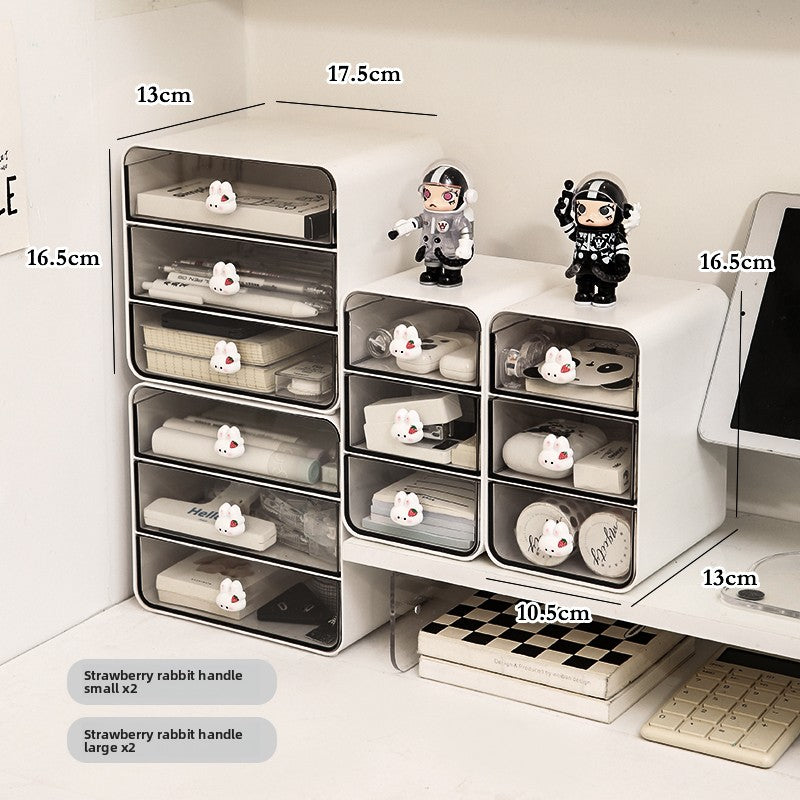 Desktop storage box shelf